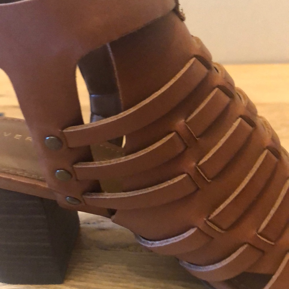 Very Volatile Vertical Block Heel Open Toe Sandal - image 8